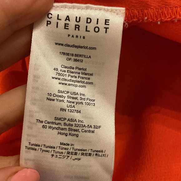 Claudie Pierlot Paris blouse size 38 - Picture 5 of 6